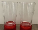 Budweiser Red Light Goal Glass Sync Bluetooth Beer Cup 414ml lot of 2 NH... - $31.09
