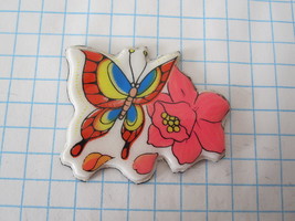 1980&#39;s Cartoon Rainbow Butterflies Series Refrigerator Magnet: #1 - £1.58 GBP