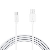 [Pack Of 2] Reiko 3.3FT PVC Material Type C USB 2.0 Data Cable In White And S... - £16.92 GBP