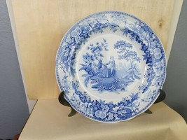 Vintage Spode Blue Room Collection Girl at Well Dinner Plate 10.5 - £15.48 GBP