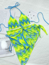 Bikini Tie Dyed Outer Single Swimsuit Bikini beach wear dress - $24.99