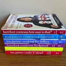 LOT OF 6 Barefoot Contessa Cookbook Cook Books Ina Garten 1ST ED Hardcovers w DJ - $80.40