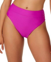 MSRP $44 Bar III Women High-Rise High-Leg Bikini Bottoms Purple Size Medium - £7.36 GBP