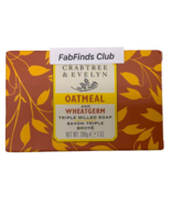 Crabtree Evelyn Bar Soap Oatmeal Triple Milled 7oz Jumbo Size - $199.92 MXN
