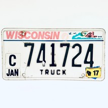 2017 United States Wisconsin Dairyland Truck License Plate C 741724 - €10,09 EUR