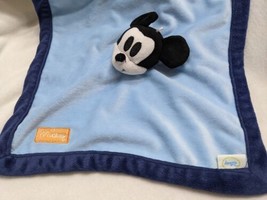 Disney Lovey Plush Mickey Mouse Blue Unisex Security Blanket - £11.20 GBP