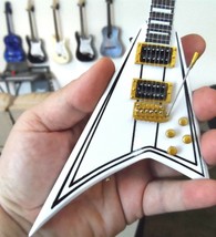 RANDY RHOADS- White Concorde V 1:4 Scale Replica Guitar ~Axe Heaven~ - £26.19 GBP