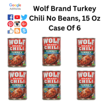 Wolf brand turkey chili no beans  15 oz case of 6 thumb200