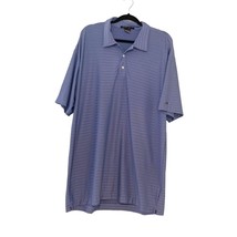 Tiger Woods Nike Fit Dry Blue Mens Size XL Polo Short Sleeve 1/4 button Casual S - £15.27 GBP