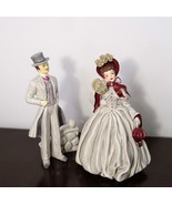 Vintage Scarlett and Rhet Figurine Gone With The Wind 1940s Florence Cer... - £112.96 GBP