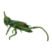 HANSA Grasshopper Green Posable Real To Life Plush Realistic Insect Bugs EUC - £31.31 GBP