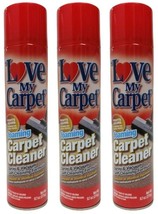 ( LOT 3 ) NEW Love My. Carpet Foaming Cleaner, Fights Odor, Spray &amp; Vacuum - $26.72