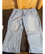 Women&#39;s Lee Riveted Ultimate Blue Jeans 18M Denim Comfortable Check Pict... - €14,47 EUR