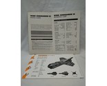 Wing Commander III Install Guide Reference Card And Foldout - $31.67