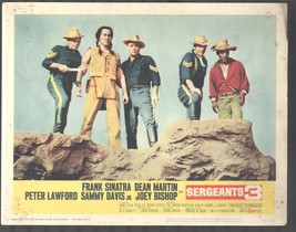Sergeants 3 11x14 Lobby Card #7 Frank Sinatra Dean Martin Peter Lawford Sammy... - $33.95