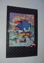 Sonic the Hedgehog Poster #11 Sonic &amp; Tails v Dr Robotnik Movie Prime Frontiers - £9.92 GBP