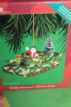 American Greetings Operation Santa Holiday Maneuvers Military Ornament - £19.70 GBP