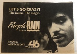 Purple Rain Tv Guide Vintage Print Ad Prince Tpa8 - $5.93