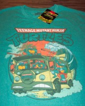 Vintage Style Teenage Mutant Ninja Turtles Beach T-Shirt Mens Small New w/ Tag - £15.27 GBP