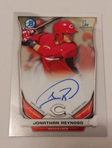 Jonathan Reynoso Cincinnati Reds 2014 Bowman Chrome Certified Autograph ... - $4.94