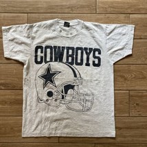 Vintage 90’s NFL Dallas Cowboys T-Shirt Large Single Stitch Aikman Emmit... - £39.95 GBP