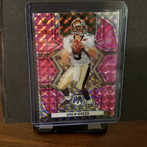 Drew Brees Super Bowl MVP 2022 Panini Pink Camo Mosaic Prizm New Orleans Saints - £2.26 GBP