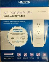 Linksys - RE6700 - AC1200 AMPLIFY Dual-Band Wi-Fi Wall Plug Type Range Extender - £103.04 GBP