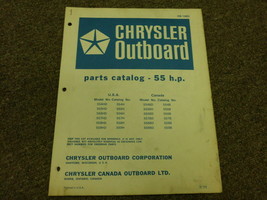 1971 Chrysler Outboard 55 HP 55HP Parts Catalog OEM Manual 71-
show original ... - £43.93 GBP