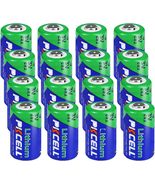 PKCELL CR2 Battery 850mAh 3V Lithium Photo Cameras 16 PCS - $15.00