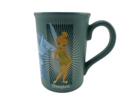 Walt Disney World Tinkerbell Tink Green Teal Ceramic Coffee Cup Tea Mug ... - £9.30 GBP