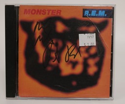 Mike Mills &amp; Peter Buck Signed Autographed &quot;Monster&quot; R.E.M. Music CD - COA Holos - £63.94 GBP