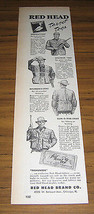 1950 Vintage Ad Red Head Brand Target Shooting Clothing Chicago,IL - £7.95 GBP