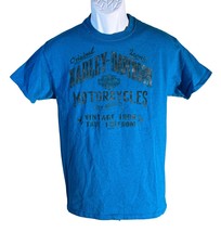 HARLEY DAVIDSON ROSWELL, NEW MEXICO T-Shirt Blue Medium (SEE SIZE MEASUR... - £19.32 GBP