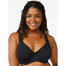 Joyspun Women's Full Coverage Unlined Bra, Black Size 42D - $18.80