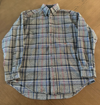 VTG Tommy Hilfiger Mens S Long Sleeve Button Up Shirt Jacket 100% Cotton - $22.45