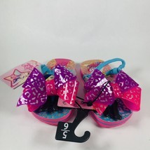 Toddler Girls Size 5 6 JoJo Siwa Flip Flops w/ Strap - Sandals - £10.11 GBP