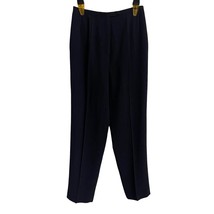 Harve Benard Pants Womens Size 10 Black Dress Pleated Trousers Straight ... - £9.72 GBP