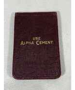 Vintage 1933 Alpha Portland Cement Co Easton PA Advertising Booklet Note... - $181.54 MXN