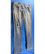 LUCKY BRAND LOLA 7WD1304 DISTRESSED BLUE FADE WASH JEAN PANTS STRAIGHT L... - €19,83 EUR