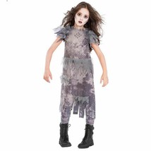 Ghostly Zombie Costume Girls Medium 8 - 10 - £23.70 GBP