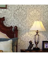 Anna Damask Wall Stencil - LARGE WALL STENCILS instead of Wallpaper - Ea... - $61.00