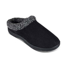 Haggar Men’s Faux-Suede Clog Slippers With Fleece Collar - $22.36