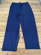 hanes NWOT Men’s straight leg sweatpants size L navy i10 - £7.90 GBP