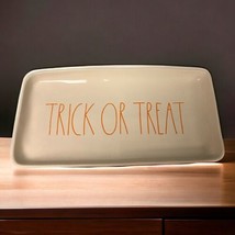 Rae Dunn Large TRICK Or TREAT platter Serving Tray Rectangle Artisan Collection - £27.68 GBP