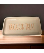Rae Dunn Large TRICK Or TREAT platter Serving Tray Rectangle Artisan Col... - $616.92 MXN