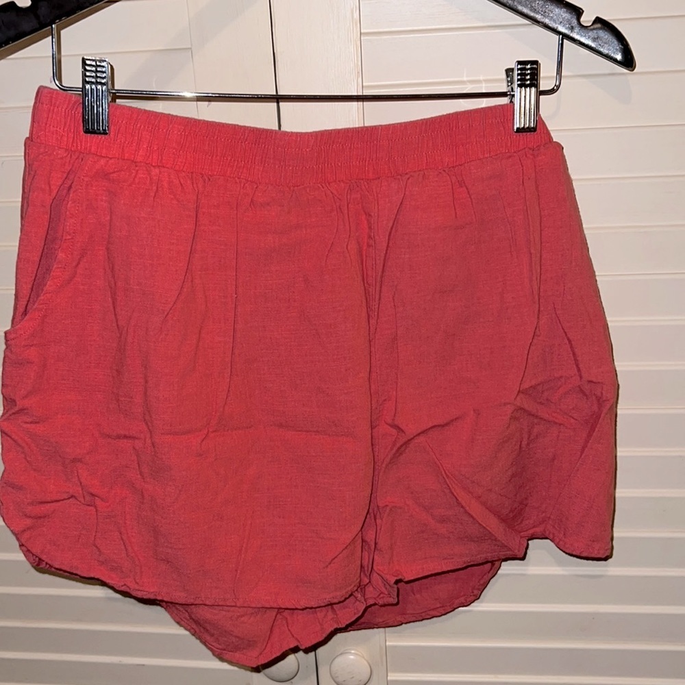 Wild fable, coral linen blend shorts XXL - $10.78