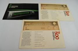 Harman Kardon Brochures HK 710 Analog 500 Stereo Tuner Vtg Sales Specs - £15.28 GBP