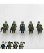 10pcs Star Wars 41st Kashyyyk Troopers Commander Gree Minifigures Buildi... - $22.99