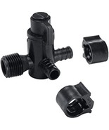 PEXLOCK 30912 Bypass 1/2&quot; x 1/2&quot; MPT x 1/2, Black - $24.13