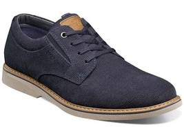 Nunn Bush Otto Plain Toe Oxford Walking Shoes Suede Lightweight Navy 84962-410 - £79.92 GBP